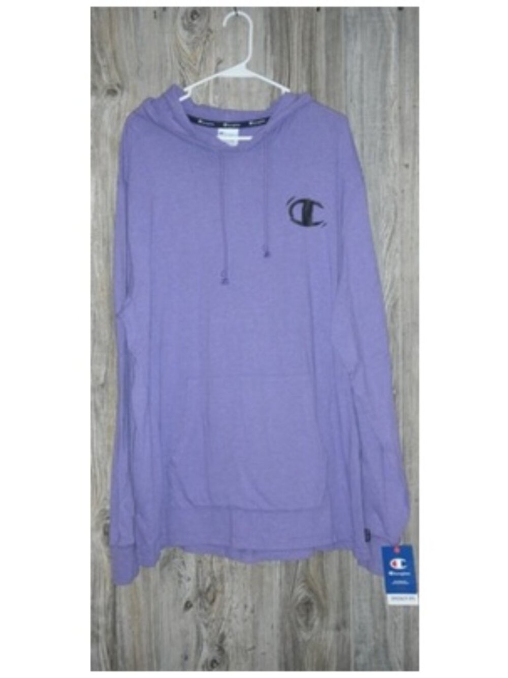 New Champion Logo Athleticwear Special Dye Sweatshirt Pullover Hoodie Sz XL